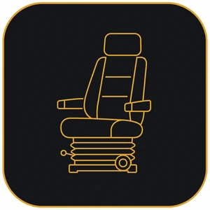 صندلی راننده ماشین سنگین